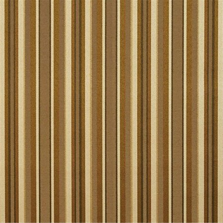 FINE-LINE 54 in. Wide Gold And Brown Shiny Thin Striped Silk Satin Upholstery Fabric FI2933951